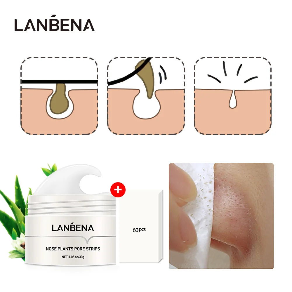 LANBENA New Style Blackhead Remover Nose Mask Pore Strip
