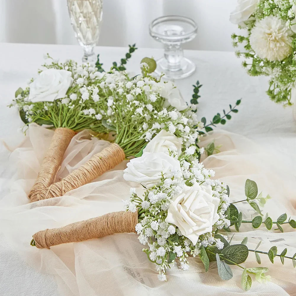 10/15pcs Artificial Flowers Baby Breath Flower